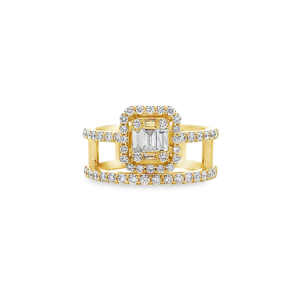 Anillo Doble Cuadrado