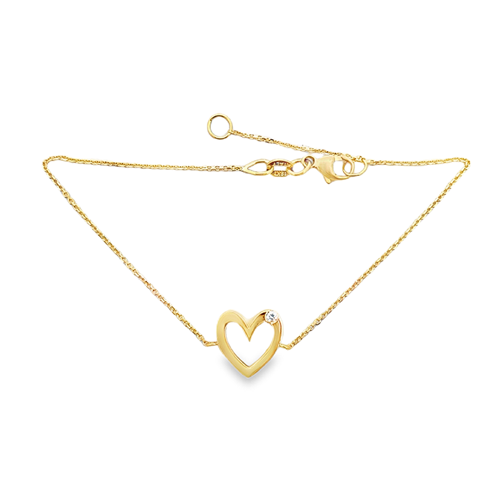 Imagen principal Pulsera Corazón Borde