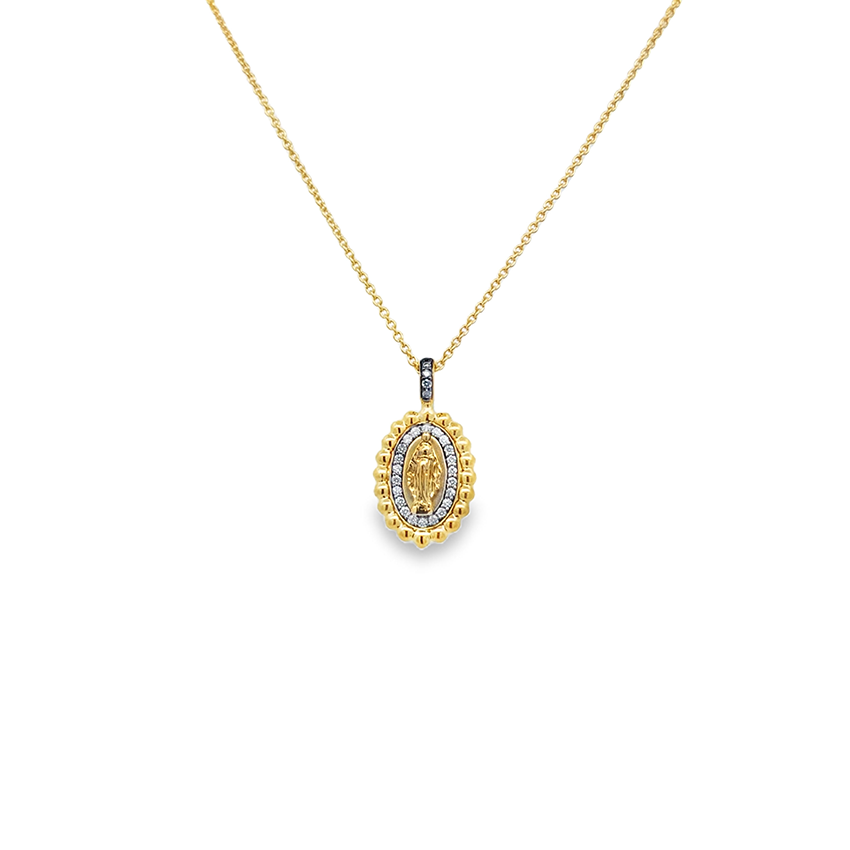 Slide Pendantif Girocollo Madonna Cuore