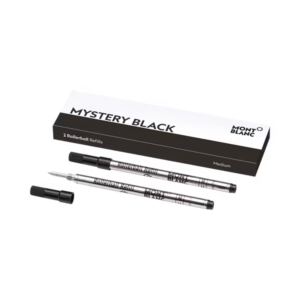 Montblanc 2x Recambios para Rollerball, Mystery Black