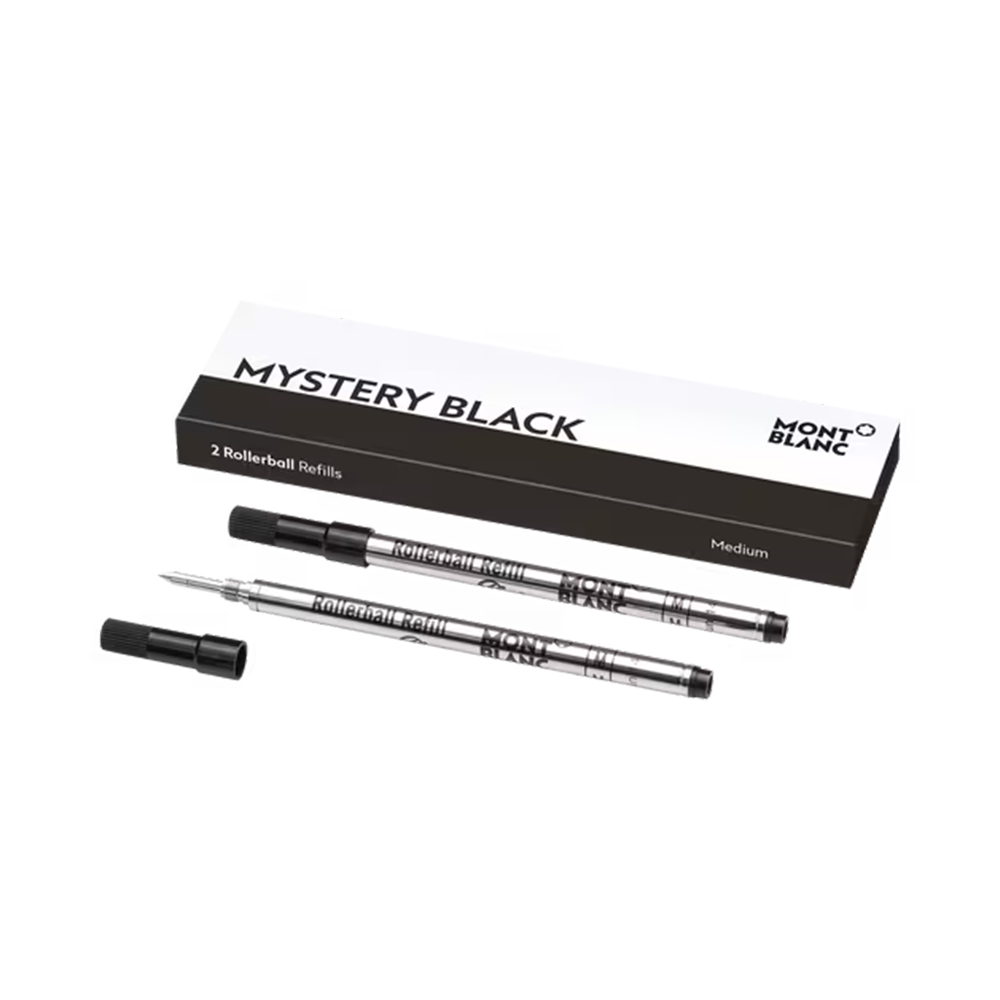 Imagen principal Montblanc 2x Recambios para Rollerball, Mystery Black
