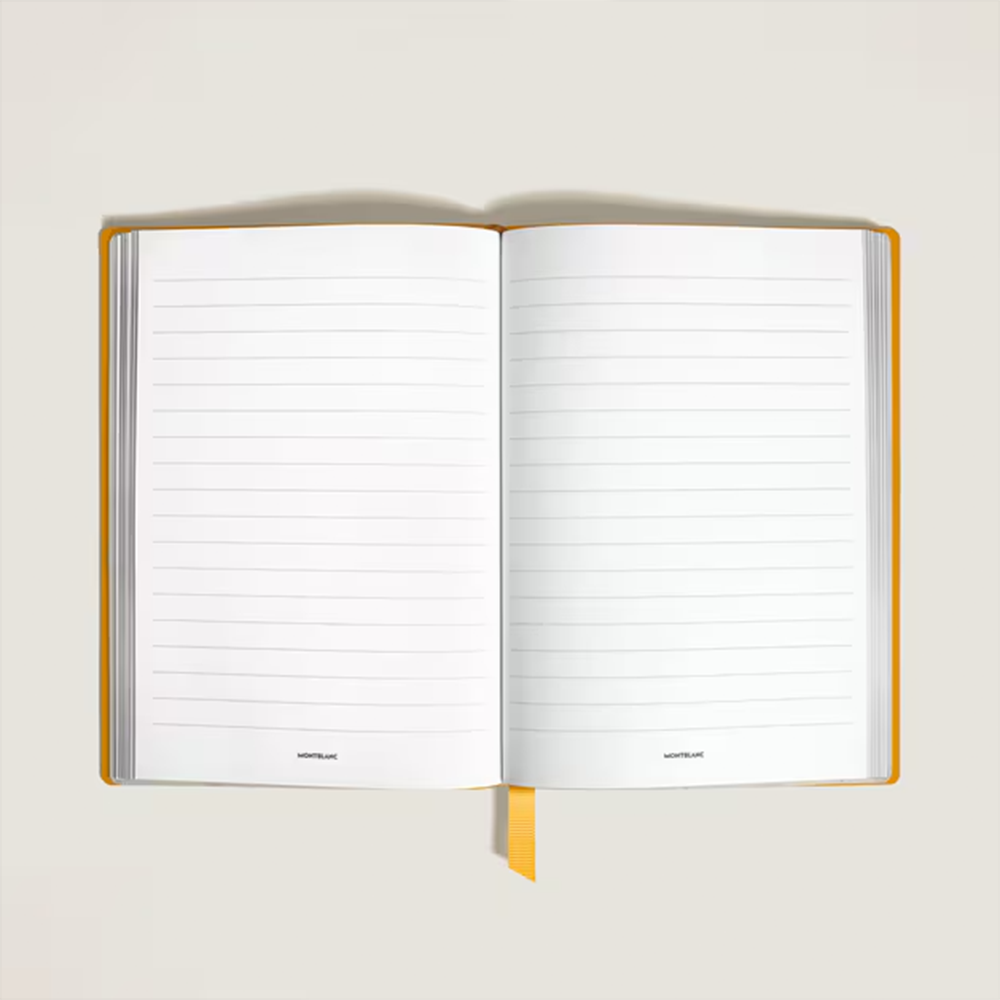 Slide Monblanc Cuaderno de Piel Sartorial Amarillo