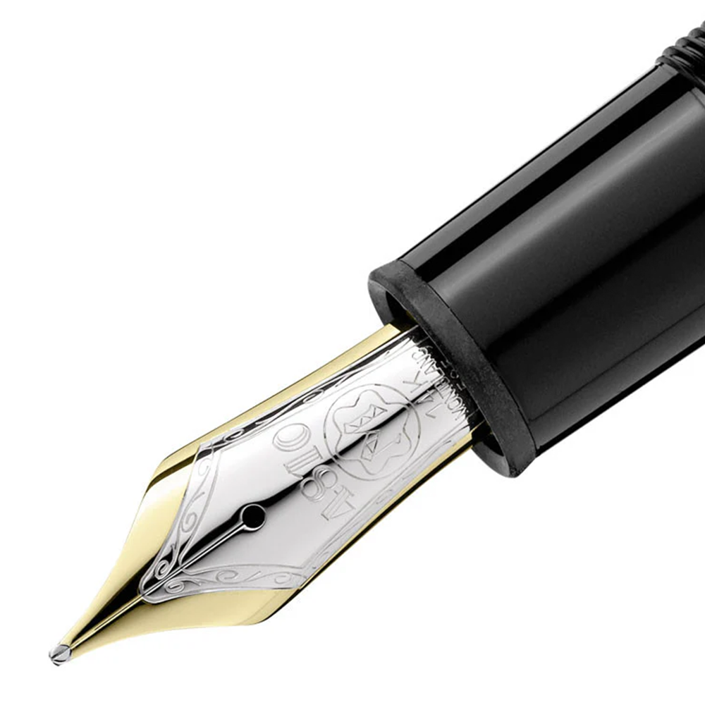Slide Montblanc Fountain Pen Meisterstück M Negro