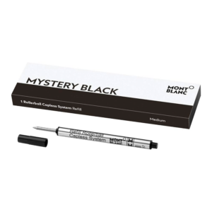 Montblanc 1x Recambio para Rollerball Sin Capuchón, Mystery Black