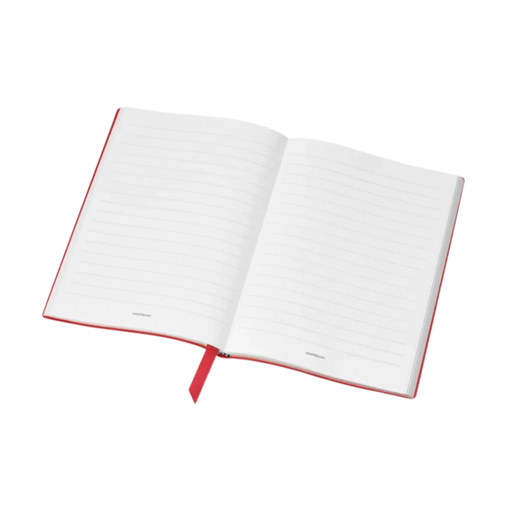 Slide Montblanc Cuaderno de Piel Sartorial Rojo
