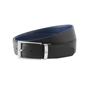 Montblanc Cinturón Reversible de Piel Sartorial con Hebilla Rectangular