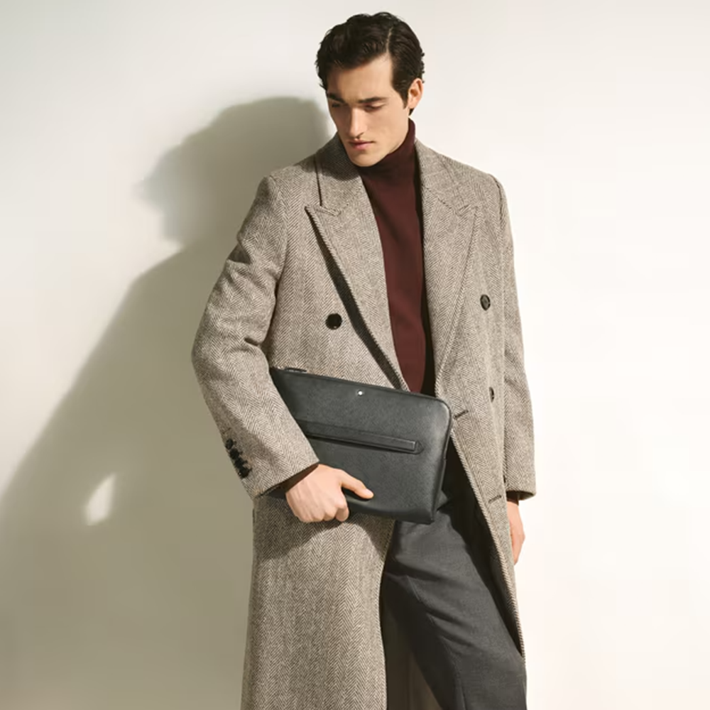 Slide Montblanc Maletín para Laptop de Piel Sartorial