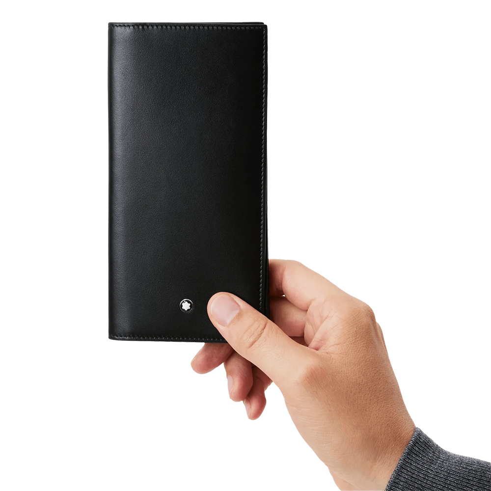 Slide Montblanc Billetera Meisterstück Larga, Negro