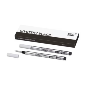 Montblanc 2x Recambios para Fineliner Legrand, Mystery Black