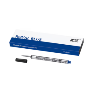 Montblanc 1x Recambio para Rollerball Sin Capuchón, Royal Blue
