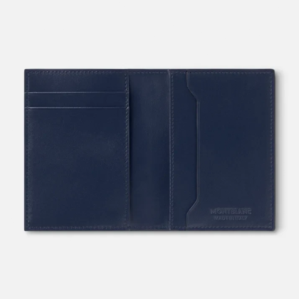 Slide Montblanc Portatarjetas Meisterstuck para 4 Tarjetas, Azul