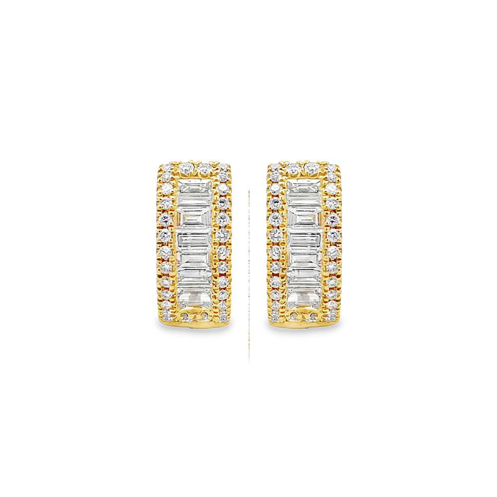 Imagen principal Argollas Brillantes y Baguettes