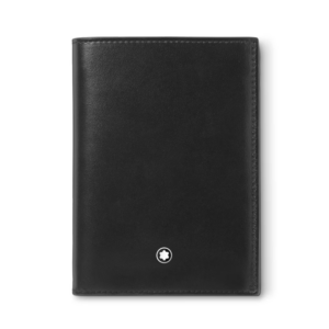 Montblanc Billetera para 7 Tarjetas con Funda para Documento de Identidad de Piel Meisterstück