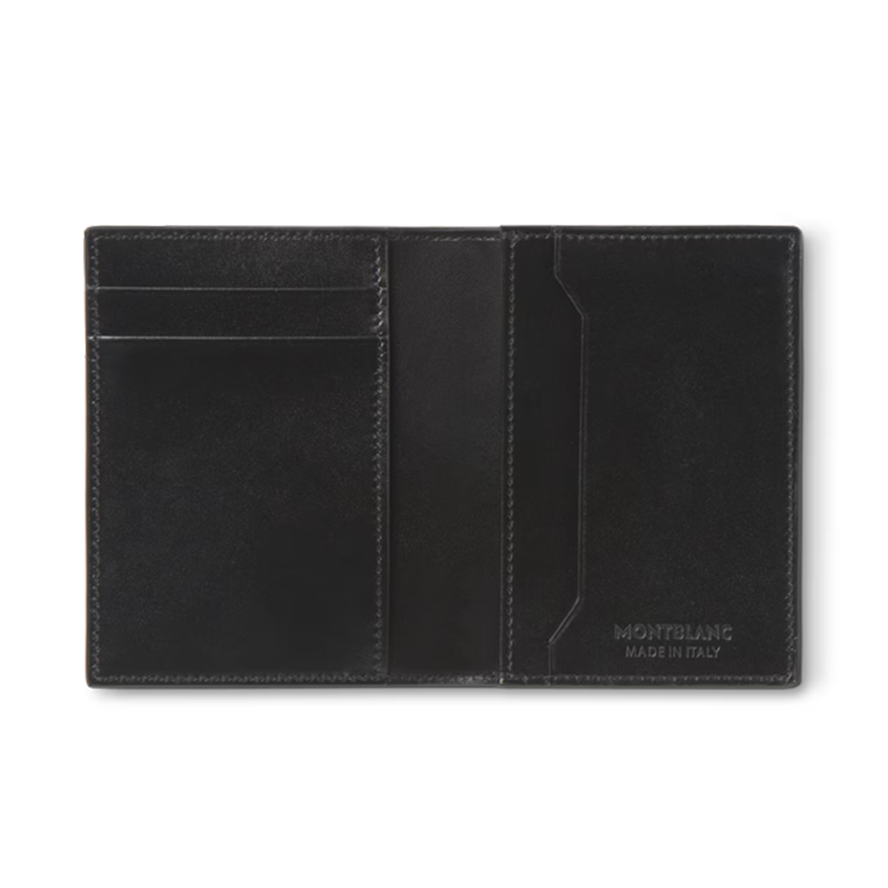 Slide Montblanc Tarjetero para 4 Tarjetas de Piel Meisterstück