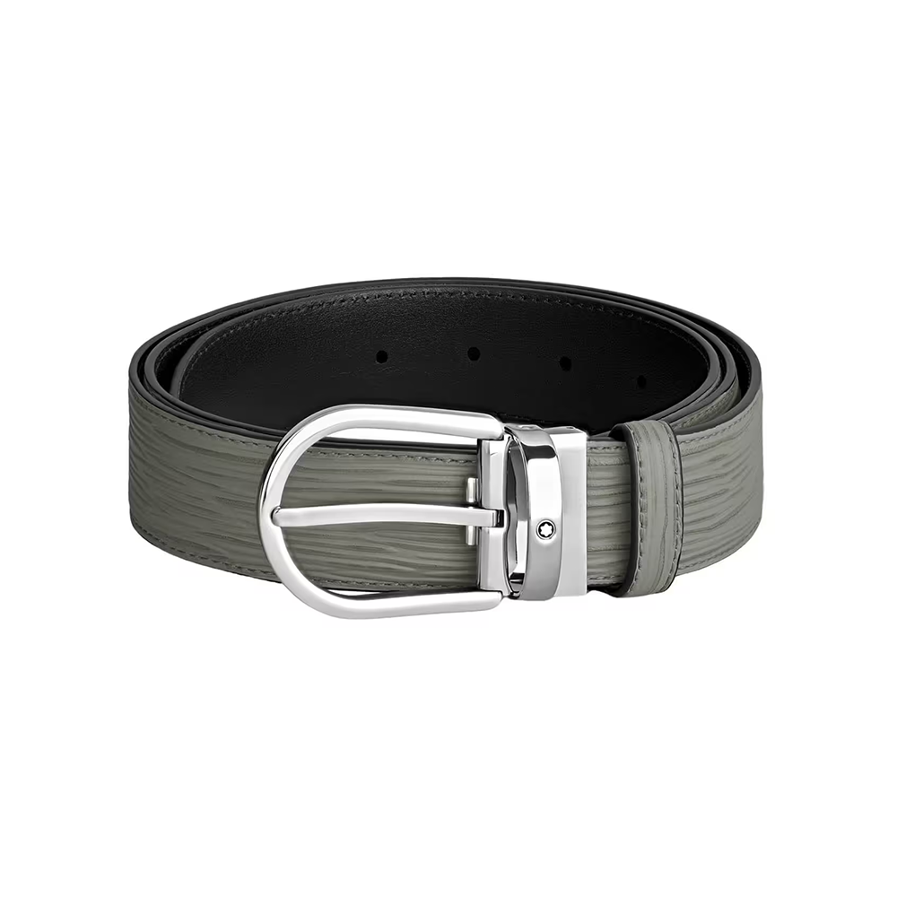 Imagen principal Montblanc Cinturón de Cuero Gris