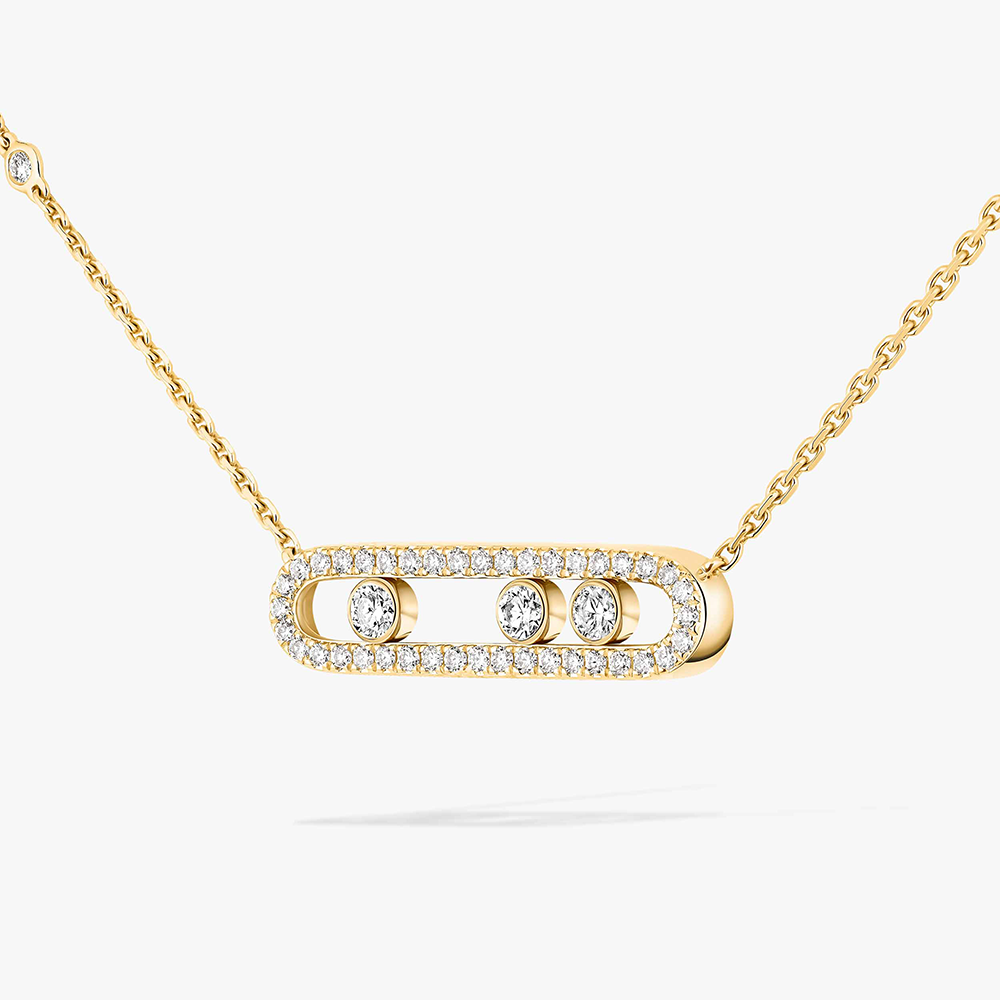 Slide Pendantif Baby Move Pavé Messika