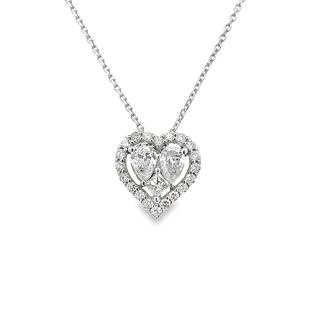 Imagen principal Pendantif Corazón con Halo