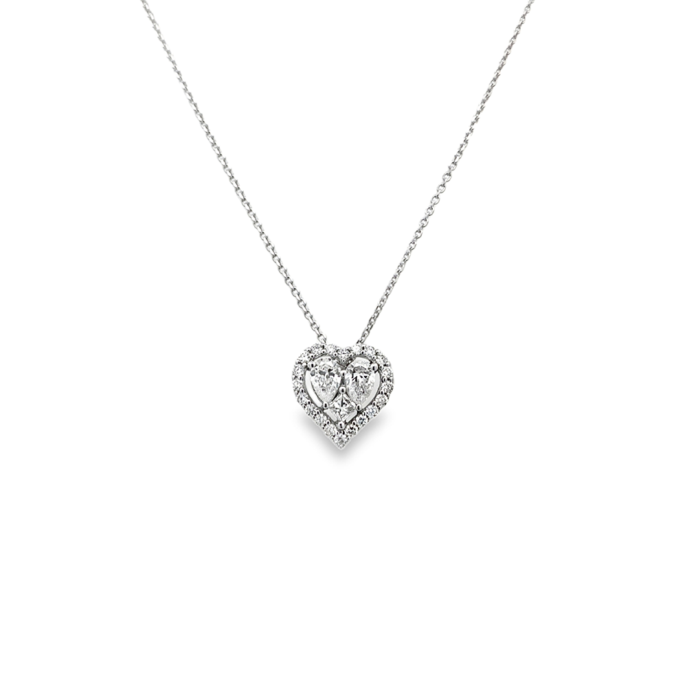 Slide Pendantif Corazón con Halo