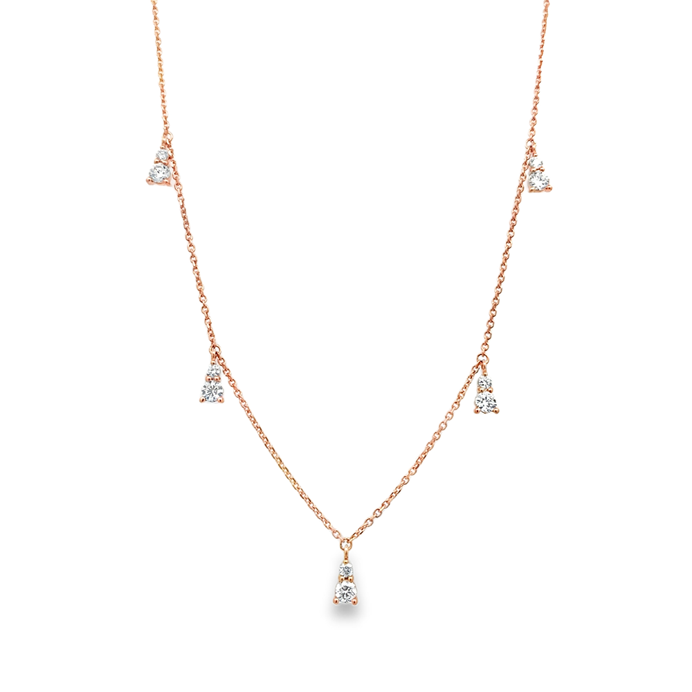 Imagen principal Collar Colgantes Rosa