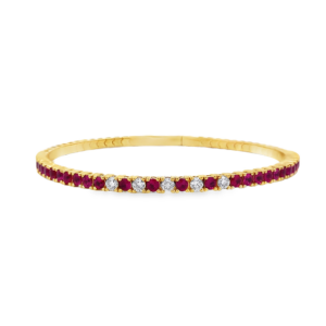 Bangle Rubíes y Brillantes