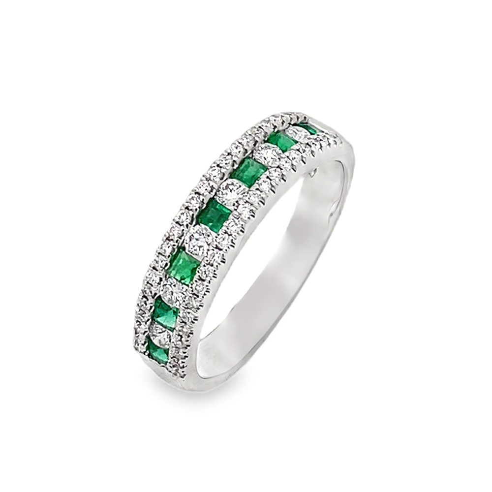 Slide Anillo Esmeraldas