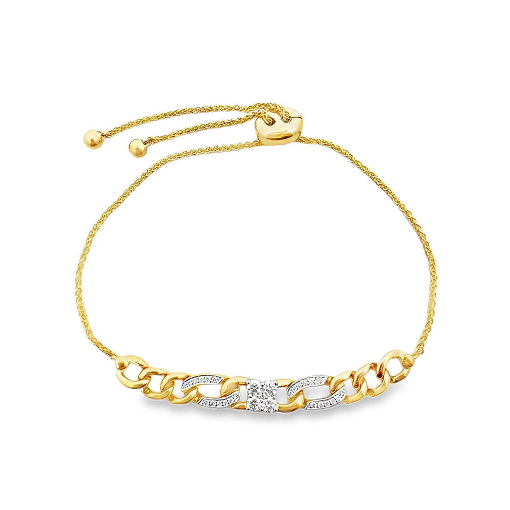 Imagen principal Pulsera Eslabones Brillantes