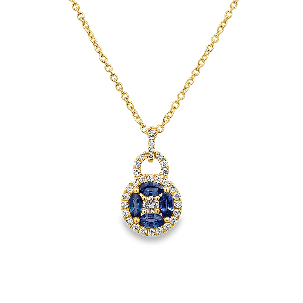 Imagen principal Pendantif Círculo Ajustable Zafiro