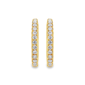 Argollas Oval Brillantes