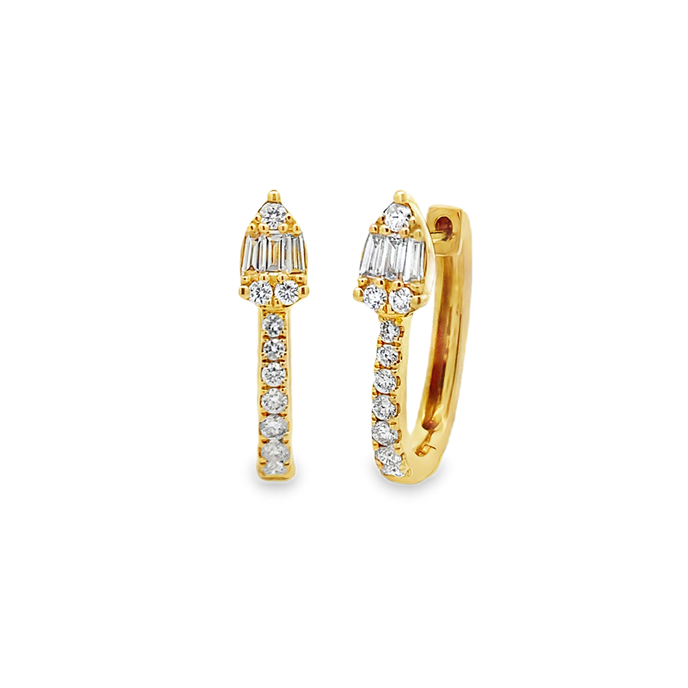 Slide Argollas Oval Diamantes