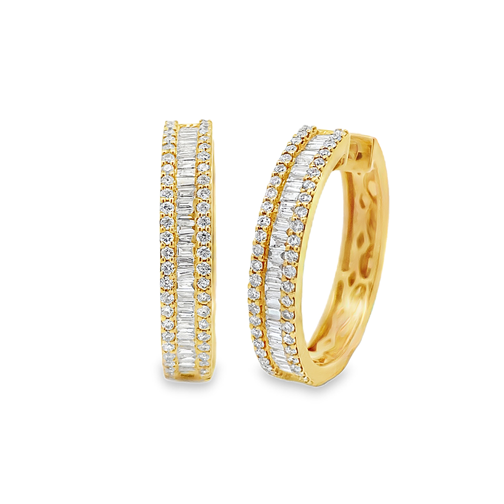 Slide Argollas Diamantes