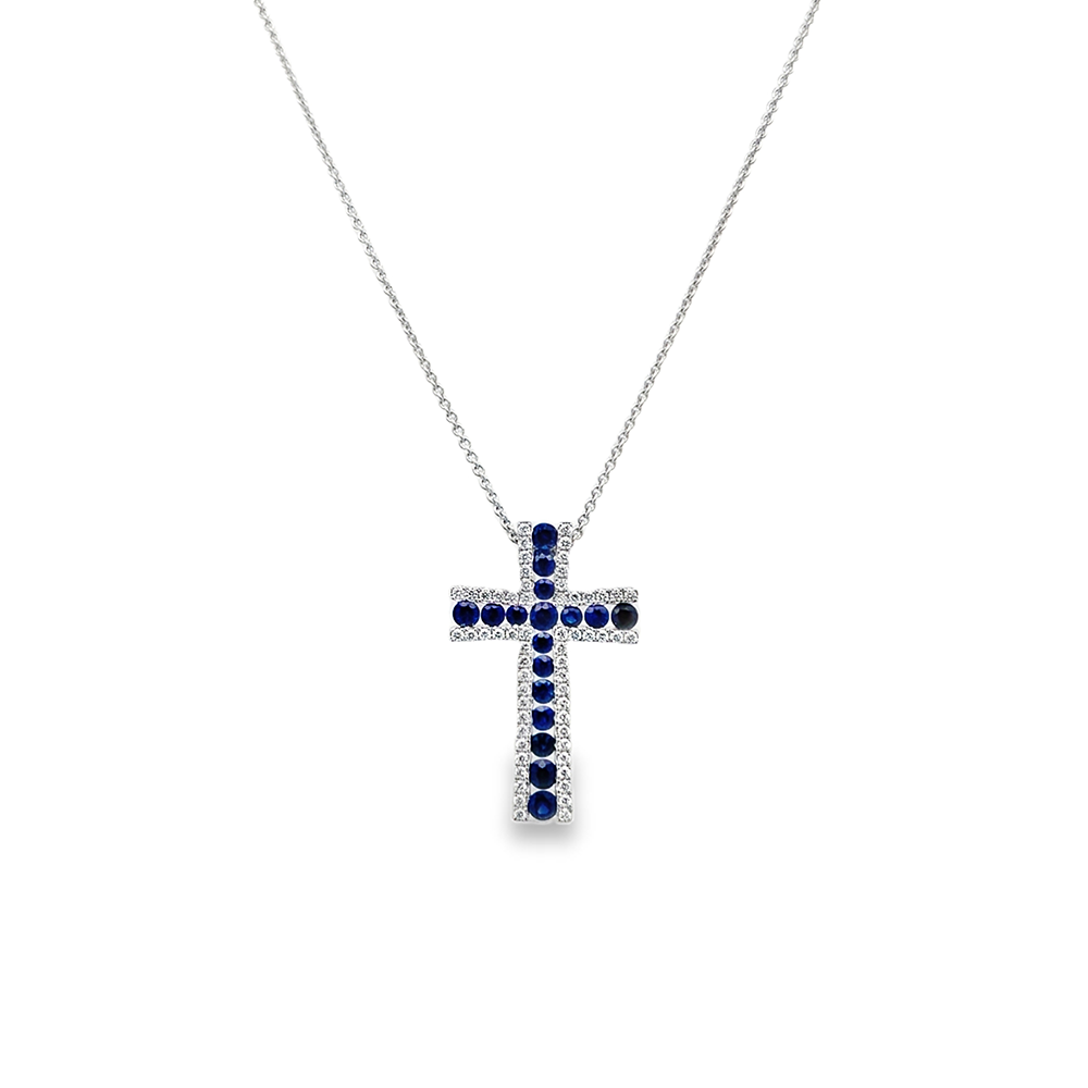 Slide Dije de Cruz de Zafiros