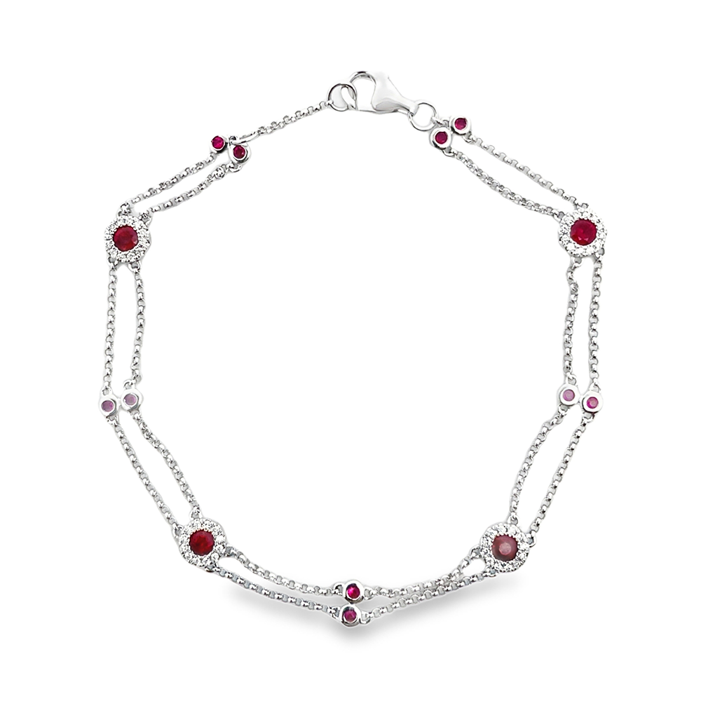 Imagen principal Pulsera con Rubíes y Brillantes