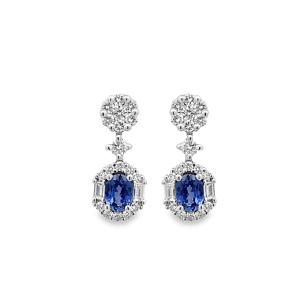 Imagen principal Aretes 2 Zafiros
