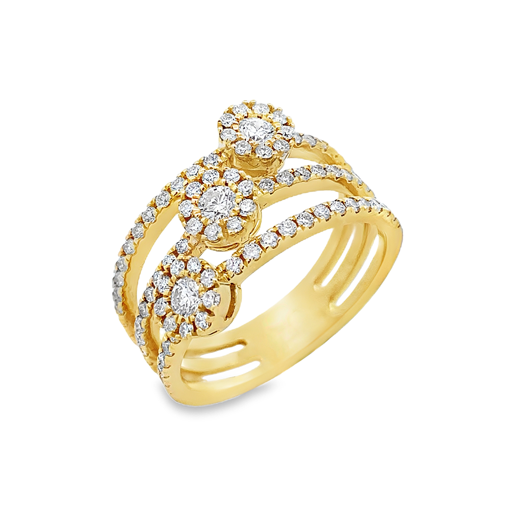 Slide Anillo Triple Illusion