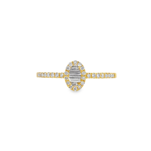 Anillo Oval Brillantes