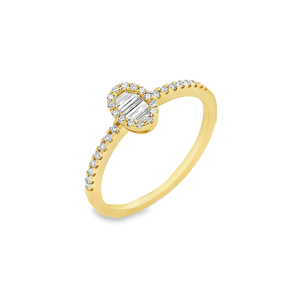 Slide Anillo Oval Brillantes
