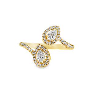 Anillo Abierto Hojas