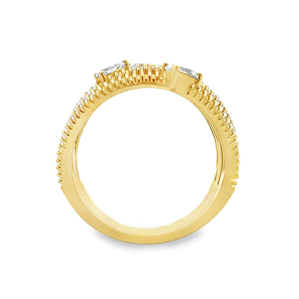 Slide Anillo 3 Diamantes