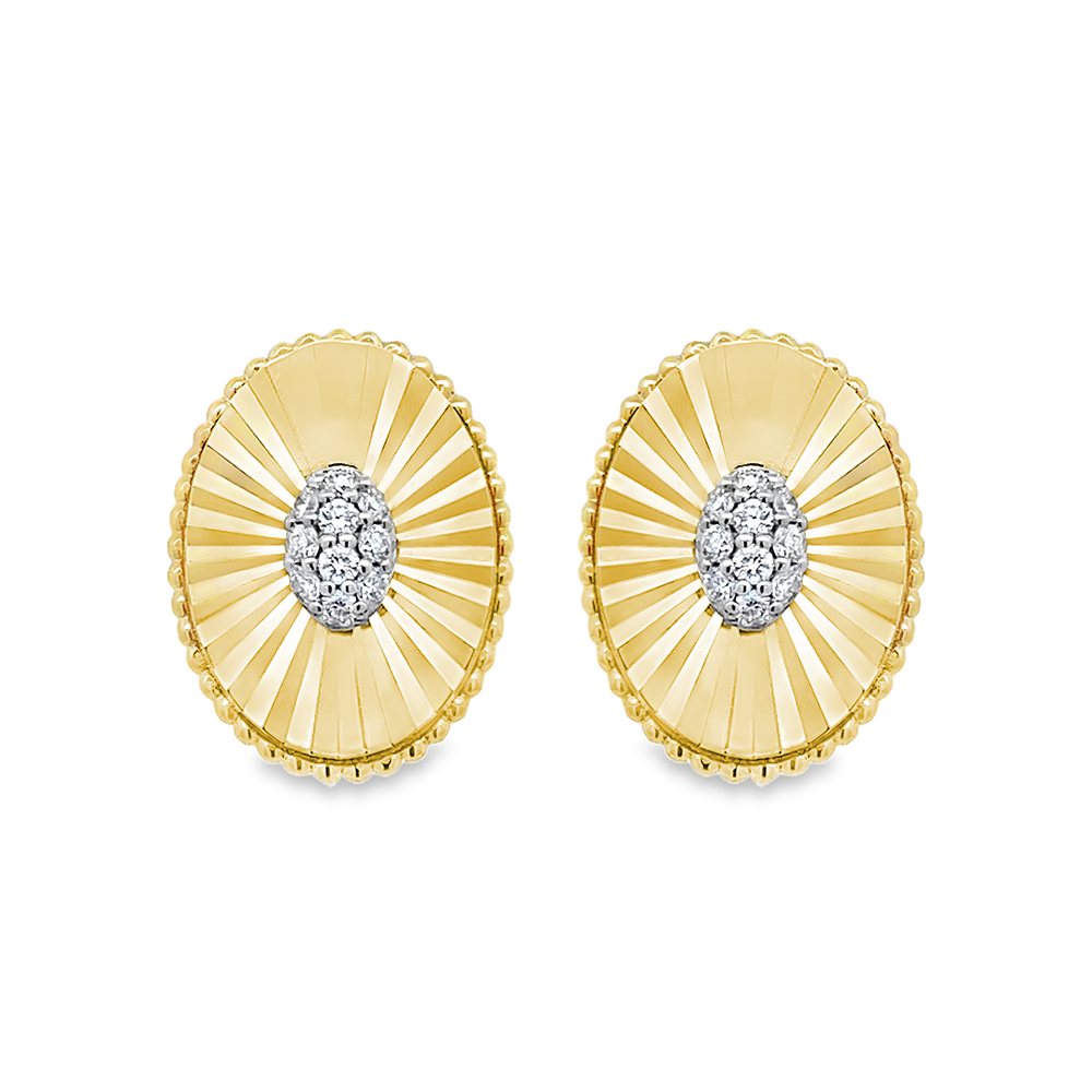 Imagen principal Aretes Oval Abrillantada