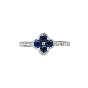 Anillo Flor de Zafiros