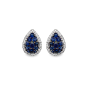 Aretes Gota de Zafiros