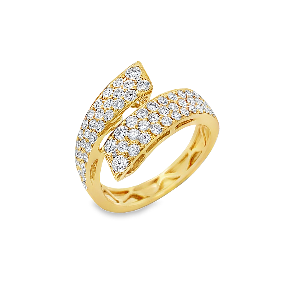 Slide Anillo Abierto Brillantes