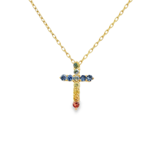 Pendantif Cruz Multicolor