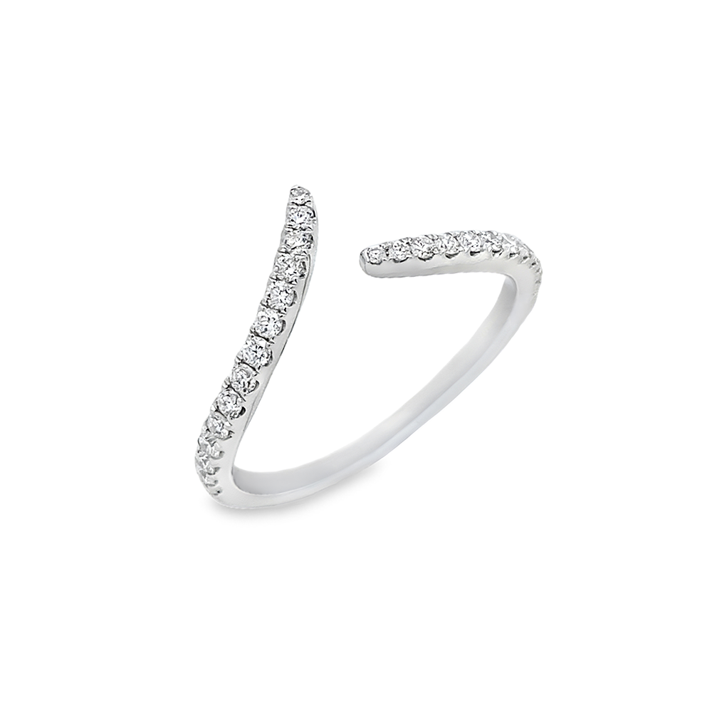 Slide Anillo Abierto Brillantes