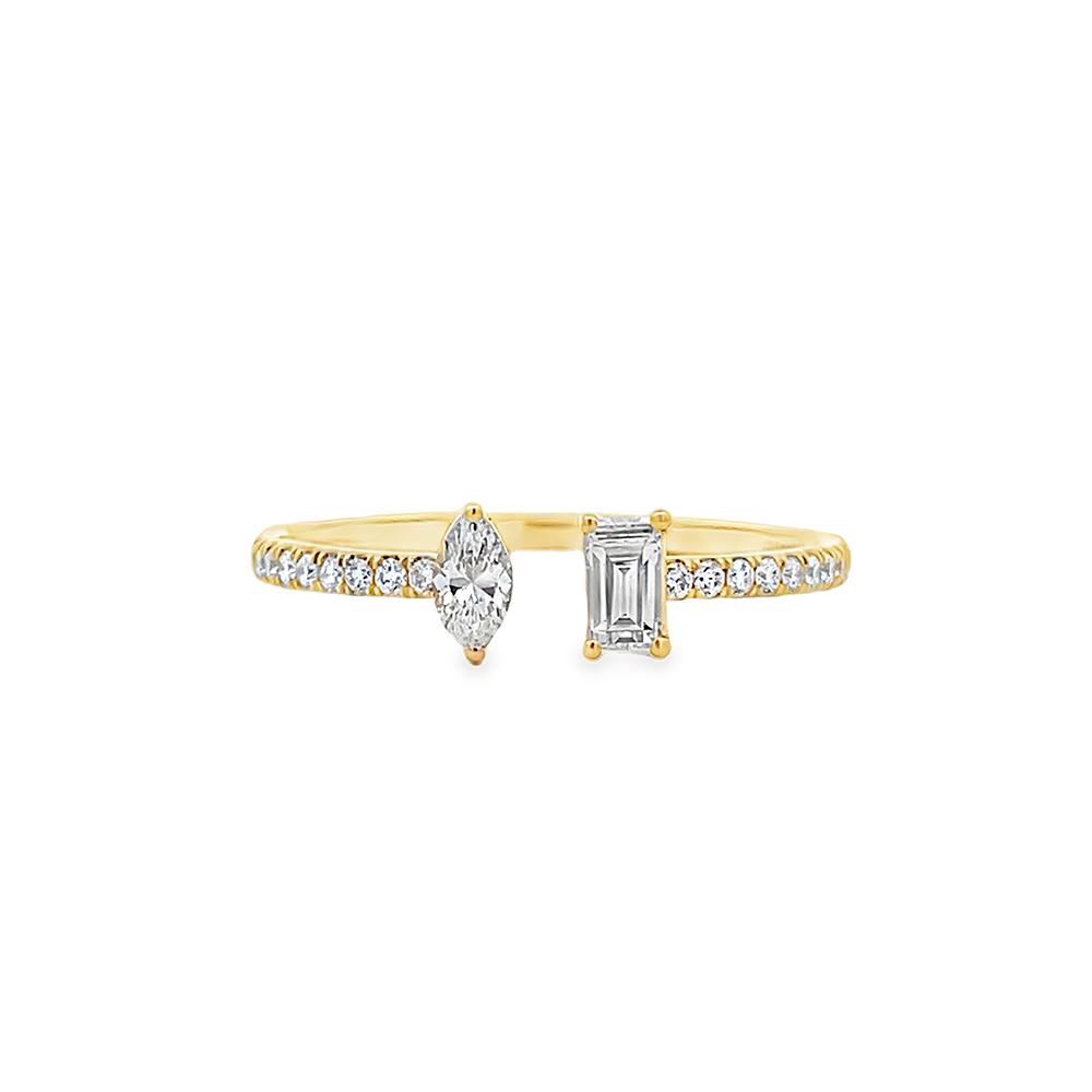 Imagen principal Anillo Abierto Diamantes