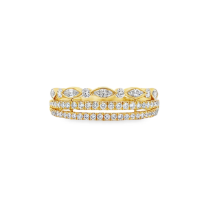 Anillo Triple Diamantes