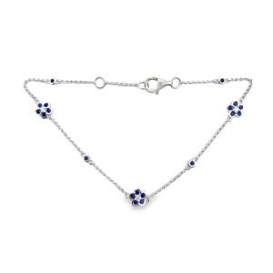 Pulsera de Flores de Zafiro