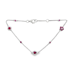 Pulsera Rubíes