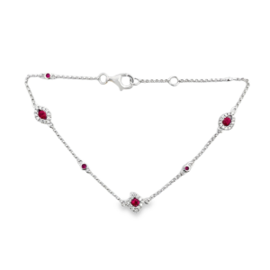 Pulsera 7 Rubíes