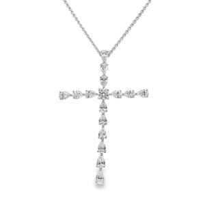 Dije de Cruz de Diamantes